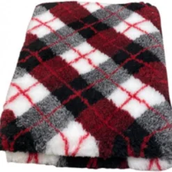 2 Stuks Vetbed – Dierenmat – Dierendeken – Hondendeken – Diamond Ruit- Zwart Grijs Fuchsia Wit – Latex Anti-slip 75 X 50 Cm – Machine Wasbaar