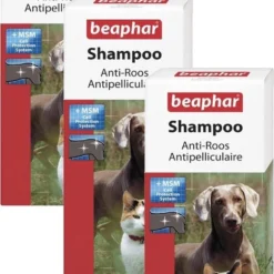 3x Beaphar Shampoo Anti-Roos – Hondenvachtverzorging – 200ml