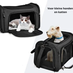 ACE Pets Honden Reistas Vliegtuig – Honden Draagtas Voor Kleine Hond – Hondentas Draagzak & Transporttas Hond – Maat L