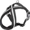 Adori Nylon Soft Harnas Cross Zwart&Reflecterend – Hondenharnas – 39-50X1.5 Cm