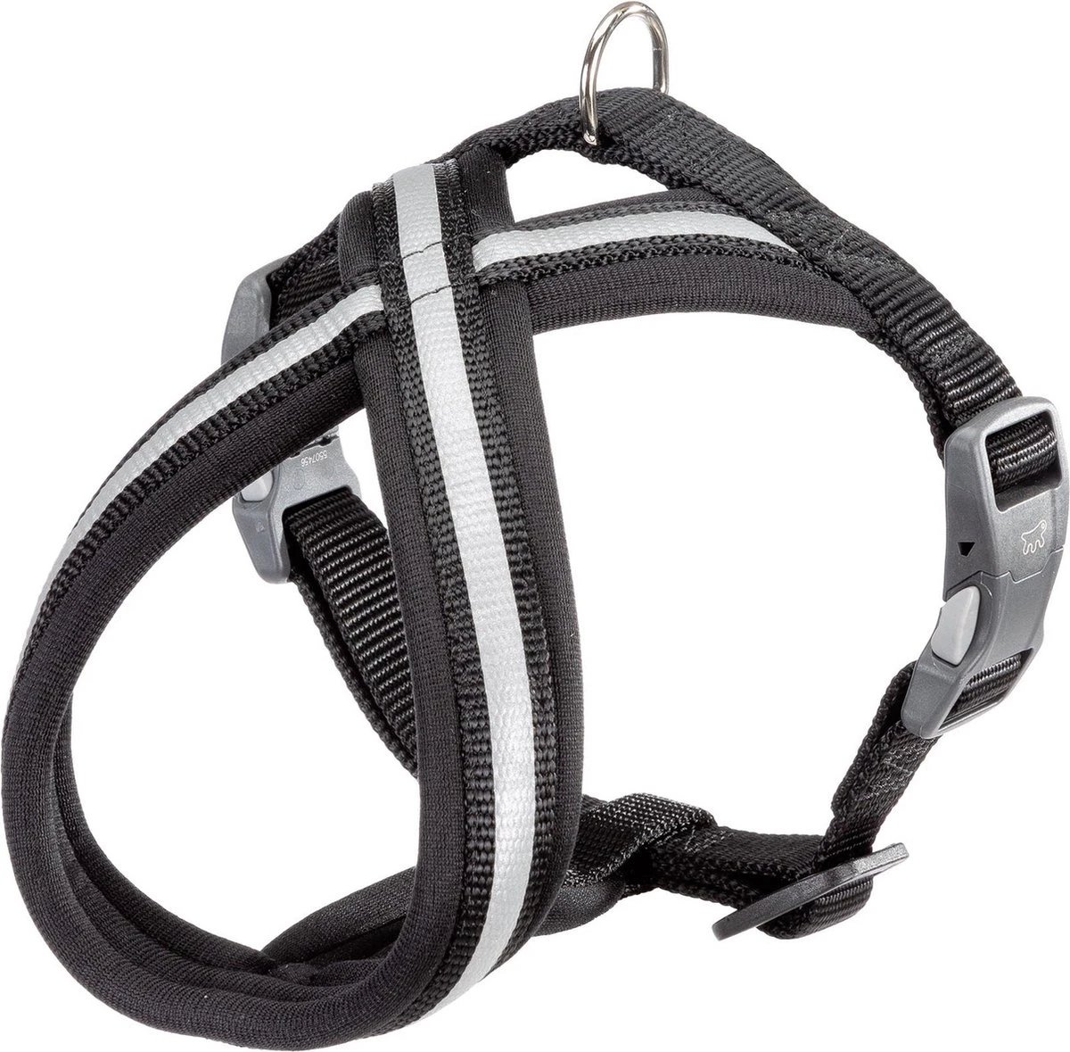 Adori Nylon Soft Harnas Cross Zwart&Reflecterend – Hondenharnas – 39-50X1.5 Cm 1 Adori Nylon Soft Harnas Cross Zwart&Reflecterend – Hondenharnas – 39-50X1.5 Cm