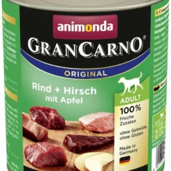 Animonda Grancarno – Adult Rund + Hert Met Appel 6 X 800 Gr ( Honden Natvoer )