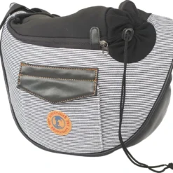 Aniway – Draagtas Hond Tot 5 Kg – Draagzak Hond – Hondentas – Hoge Kwaliteit – Blauw-wit