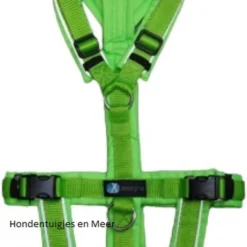 Annyx Hondentuig Y Model Anti-ontsnapping XS Voor Borstomvang 43-52cm-FLUORGROEN LIMITED EDITION