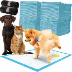 Ariko Puppy Training Pads – Zindelijkheidstraining – 45×33 Cm – 100 Stuks- 30 Poepzakjes