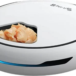 Automatische Voerbak Kat En Hond Voerautomaat Met Smartphone Besturing Wit