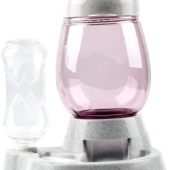 Automatische Voerbak – Voerbak – Hond En Kat – Waterbak – Voerautomaat Voor Hond En Kat – Voer En Drinkbak Combinatie – Water Dispenser – Drinkbak – Grijs