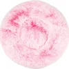 BEESSIES® Donut Hondenmand/hondenkussen 80 Cm – Wasbare Hoes – Neon Roze Wit Gradient – Hond Kussen Mand