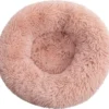BEESSIES® Donut Hondenmand/hondenkussen 80 Cm – Wasbare Hoes – Poeder Roze – Hond Kussen Mand