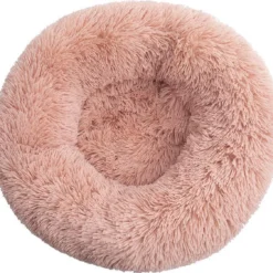 BEESSIES® Donut Hondenmand/hondenkussen 80 Cm – Wasbare Hoes – Poeder Roze – Hond Kussen Mand
