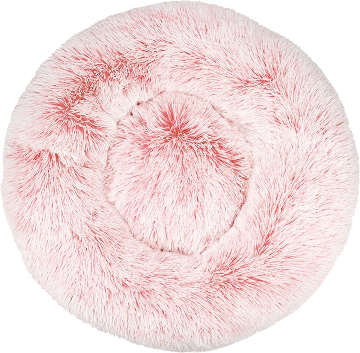 BEESSIES® Donut Hondenmand/kattenmand 60 Cm – Wasbare Hoes – Peach Roze Wit Gradient – Hond Kussen Mand 1 BEESSIES® Donut Hondenmand/kattenmand 60 Cm – Wasbare Hoes – Peach Roze Wit Gradient – Hond Kussen Mand