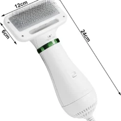 Borstel En Droger 2 In 1 Voor Honden -Makkelijk De Vacht Van Je Hond Borstelen En Drogen- Fohn -Dierenverzorging- Vachtverzorging- Dierenborstel-