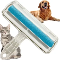 Borvat® | Haren Verwijderaar Dieren Blauw | Pluizenborstel Voor Hond | Kat | Kleding Borstel | Roller | Huisdier | Dierenborstel