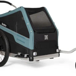 Burley Bark Ranger Hondenfietskar – Zwart/Blauw