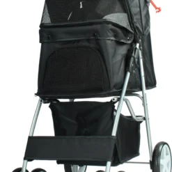 Cabino Inklapbare Hondenbuggy – Zwart