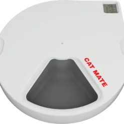 Cat Mate C500 – Automatische Voerbak – Voerbak – Voerautomaat – Voerbak Kat – Voerbak Hond – Voerbak Met Timer – Voerautomaat Kat – Voerautomaat Hond – Automatisch- Wit