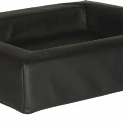 Comfort-Kussen Hondenmand Leatherlook 60 X 50 X 12 Cm – Zwart