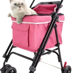 Compacte Hondenbuggy Astro Go Lite Geschikt Voor Openbaar Vervoer – ROSE