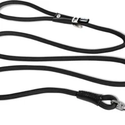 Curli Hondenlijn Stretch Comfort Leash 1×180 Cm Nylon Zwart