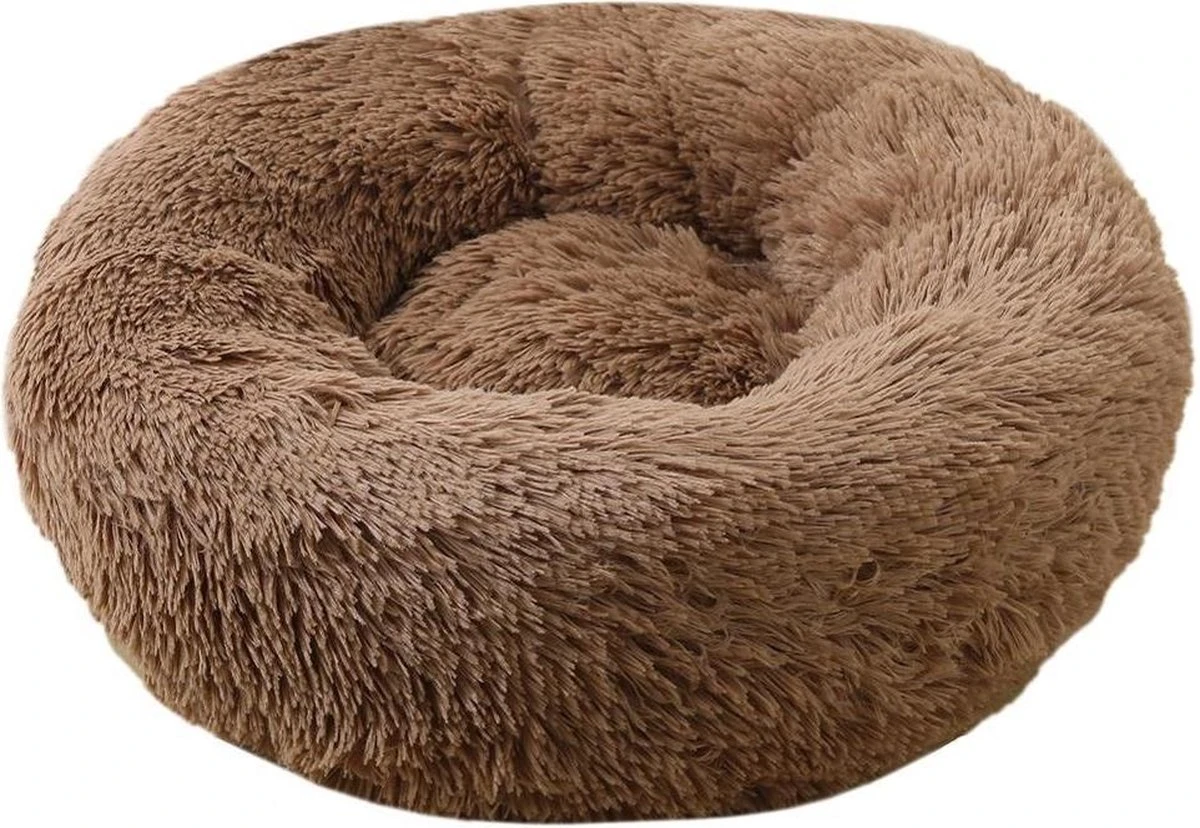 Dailyibed Hondenmand – Donut – Hondenkussen – Hondenbed – S – 40x40x16 Cm – Bruin 1 Dailyibed Hondenmand – Donut – Hondenkussen – Hondenbed – S – 40x40x16 Cm – Bruin