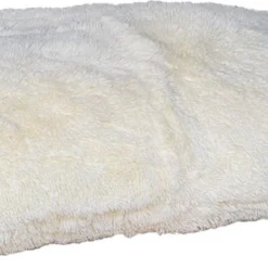 Deco4yourhome® – Teddy Hondenkussen – 100x70cm – Ecru – Hondenmand