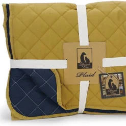 Designed By Lotte Futon – Hondendeken- Geel/Blauw – 200×150 Cm