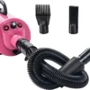 Display4top Professionele Waterblazer Hondenföhn Hondenborstel 2800 W Hond Huisdier Fohn Hondenfohn Verzorging Instelbare Traploze Warmte En Toerental Roze