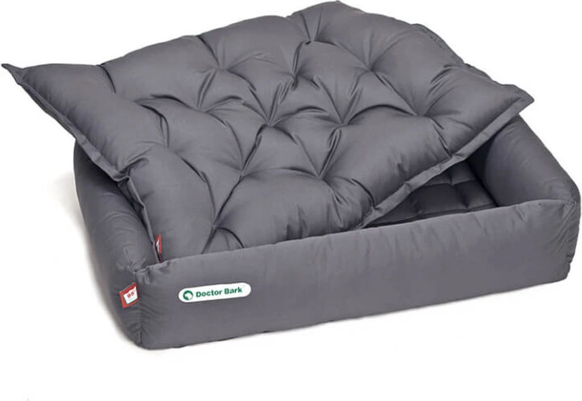 Doctor Bark Orthopedische Hondenmand Grijs – Large 1 Doctor Bark Orthopedische Hondenmand Grijs – Large