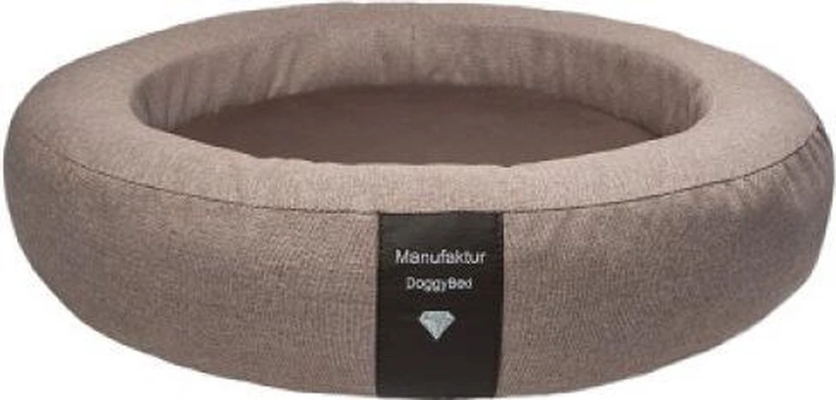 DoggyBed – Orthopedische Hondenmand – Soft Style – Rond Ø 120 – Bruin 1 DoggyBed – Orthopedische Hondenmand – Soft Style – Rond Ø 120 – Bruin