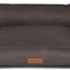 Dog’s Lifestyle Hondenmand Structuro Leder Taupe XXL 130cm – Ook In Antraciet, Cognac, Bruin En Lichtgrijs