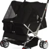 Dogs&Co Dubbele Hondenbuggy Zwart – Hondenbuggy Voor 2 Hondjes