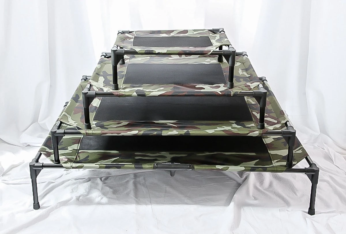 Dogs&Co Stretcher Camouflage – Outdoor Hondenstretcher – 102x69x21cm L 1 Dogs&Co Stretcher Camouflage – Outdoor Hondenstretcher – 102x69x21cm L