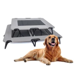 Dogs&Co Stretcher Grijs – Outdoor Hondenstretcher – Opvouwbaar 108x76x18cm