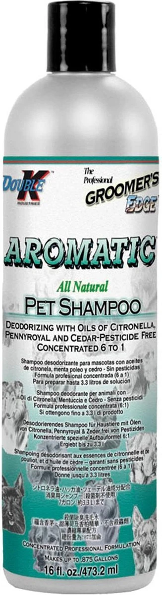 Double K Aromatic Shampoo, Deodiserend 473ml 1 Double K Aromatic Shampoo, Deodiserend 473ml