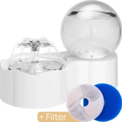 Drinkfontein Kat – Waterfontein Kat – Gefilterd Water – Kattenfontein – Hervulbare Filter – Water Dispenser – Drinkbak Kat – Reservoir – Waterbak Kat – Fluisterstil – Sensor