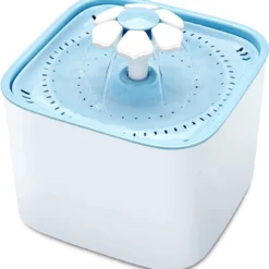 Drinkfontein Voor Huisdieren, Water Fontein – Waterdispenser – Waterautomaat Drinkbakken 2L Voor Huisdieren Konijnen – Honden – Katten – Blauw