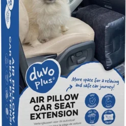 Duvo+ Luchtkussen Verlenging Autostoel – Voor Honden – 40x27x50cm – Zwart