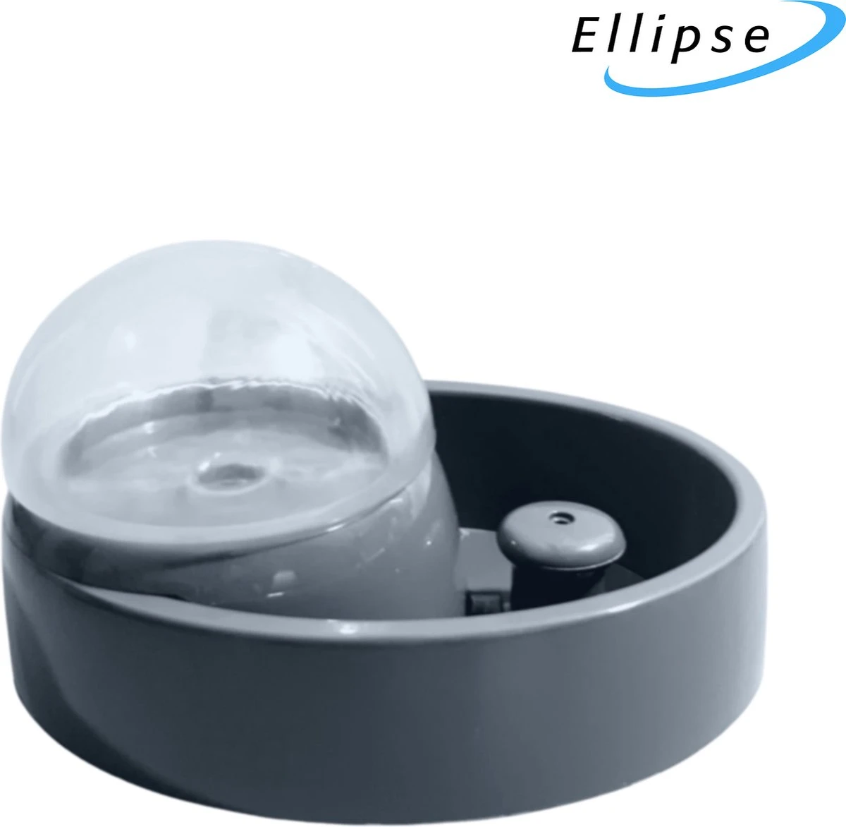 Ellipse Drinkfontein – Kat En Hond – Waterfontein – Donkergrijs – 1,5 L 1 Ellipse Drinkfontein – Kat En Hond – Waterfontein – Donkergrijs – 1,5 L