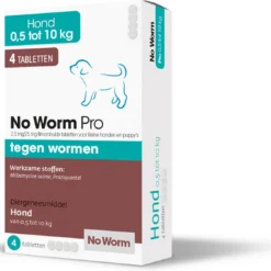 Emax Exil No Worm Pro – Kleine Hond – 4 Tabletten