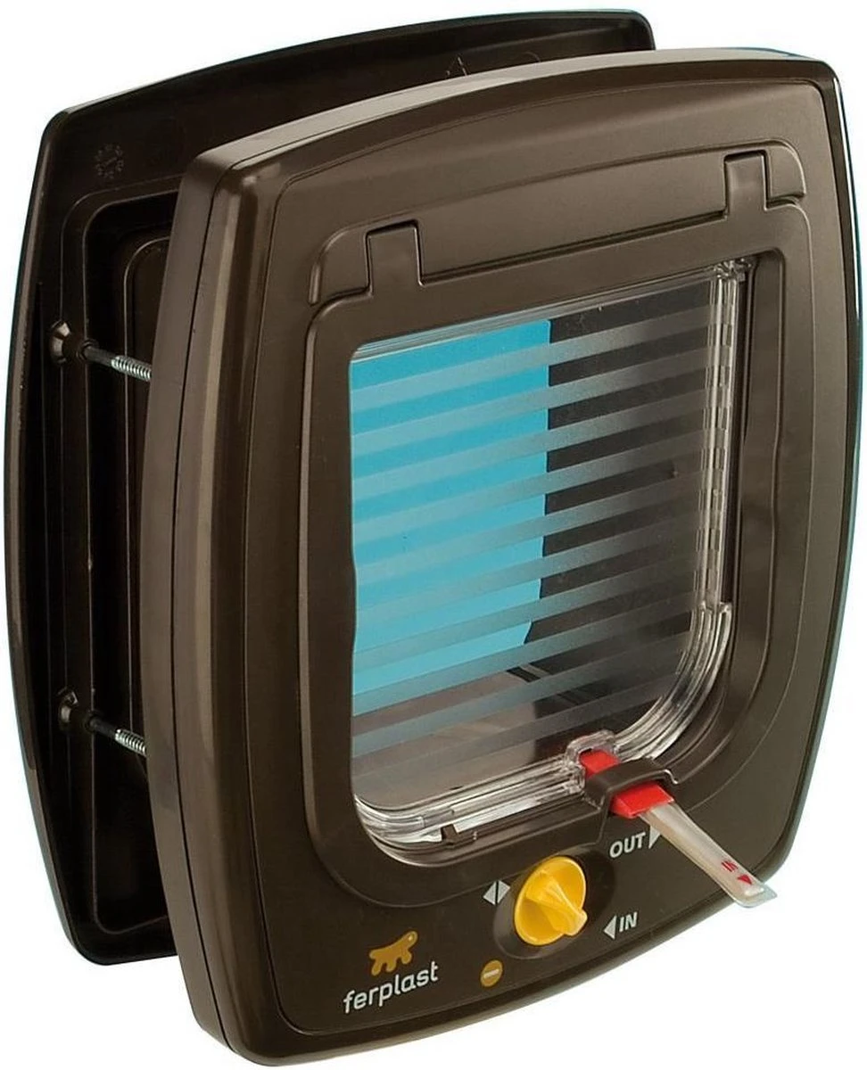 Ferplast Katten- En Hondenluik Swing 7 Bruin/transparant 1 Ferplast Katten- En Hondenluik Swing 7 Bruin/transparant