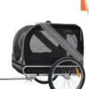 Flamingo Doggy Liner Economy – Hondenfietskar – Grijs/Zwart