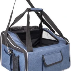 Flamingo – Honden Autostoel En Draagtas Ida – Blauw – 44 X 35 X 29,5 Cm