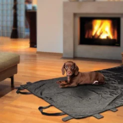 Flamingo Hondenaccessoire Autodeken – Zwart – 129 X 159 Cm