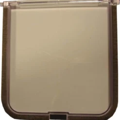 Flamingo Hondenluik Dog Mate Vervangdeur Medium – Bruin – 28 X 24 X 1 Cm