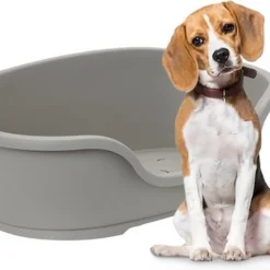 Flamingo – Hondenmand Domus – Grijs – 70/81 X 51 X 24 Cm