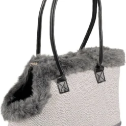 Flamingo Hondentas Esmee – Grijs – 52 X 25 X 26 Cm