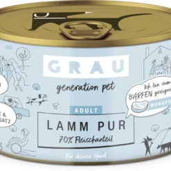 Grau -honden Natvoer- Lamm -6x 200 Gr.