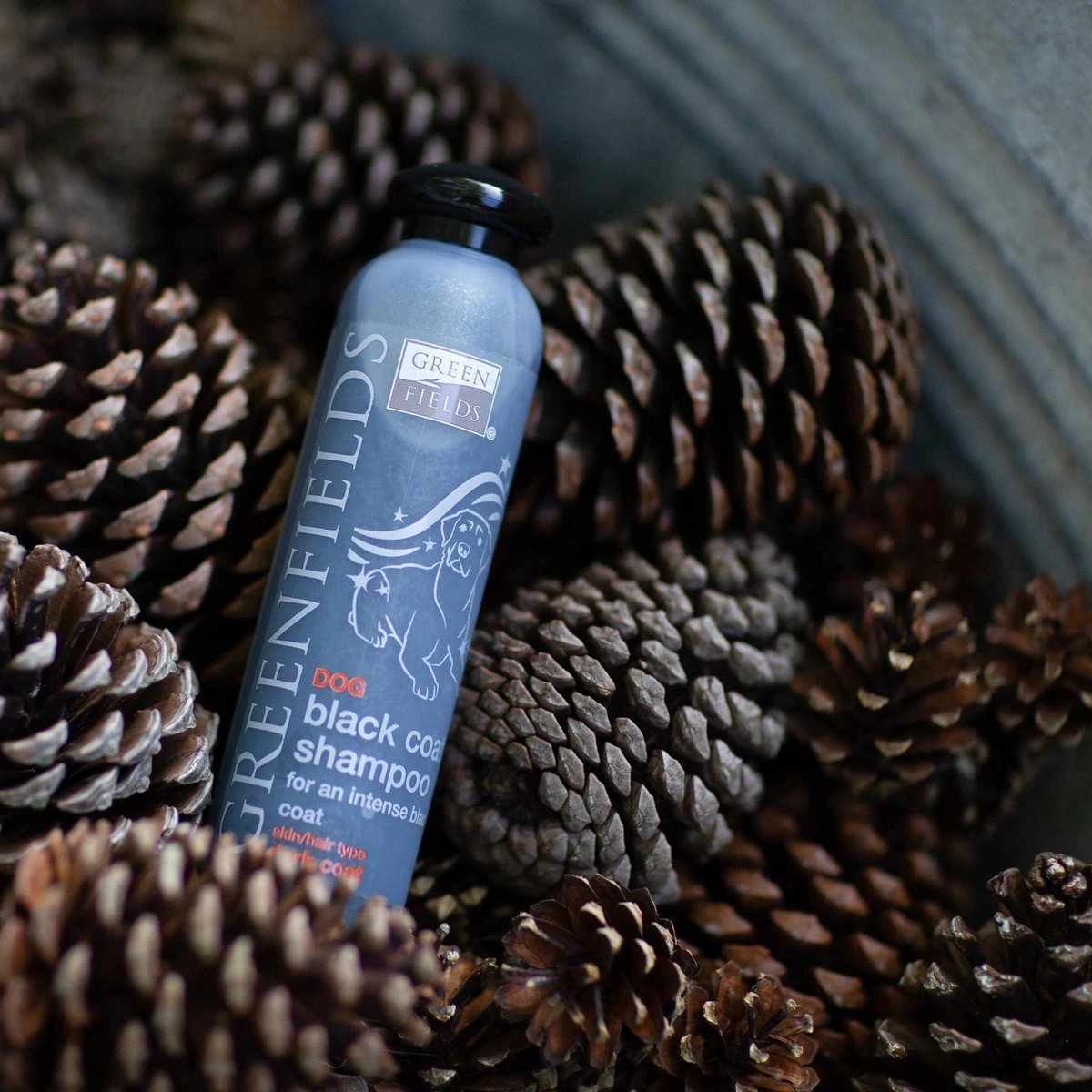 Greenfields Black Coat Shampoo – Ontwikkeld Voor Honden Met Een Zwarte Vacht – 250 Ml 1 Greenfields Black Coat Shampoo – Ontwikkeld Voor Honden Met Een Zwarte Vacht – 250 Ml