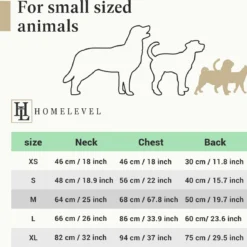 HOMELEVEL Hondenbadjas Van Zachte Badstof – Absorberende Hondenhanddoek Van Katoen Met Klittenband – Grijs – Maat S