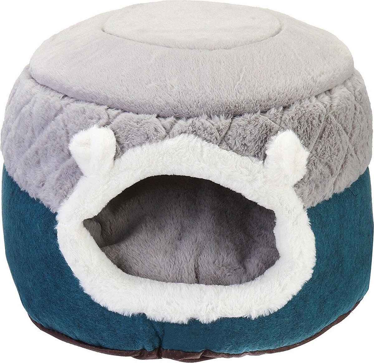 HOOPET® Apozia Dubbelzijdig Honden- En Kattenmand – Superzacht En Luxe – Wasbaar – Fluffy – Honden En Kattenkussen – Slaapzak – 50x50x36cm – Medium – Blauw/Grijs 1 HOOPET® Apozia Dubbelzijdig Honden- En Kattenmand – Superzacht En Luxe – Wasbaar – Fluffy – Honden En Kattenkussen – Slaapzak – 50x50x36cm – Medium – Blauw/Grijs